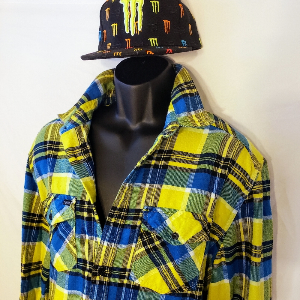 Fox racing flannel (hat not included)